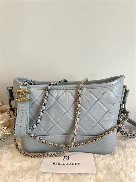 chanel gabrielle bag blue|chanel gabrielle bag small price.